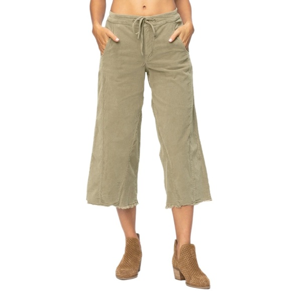 XCVI WEARABLES TRIANGLE GAUCHO CORDUROY Pants NWT! - Picture 4 of 6